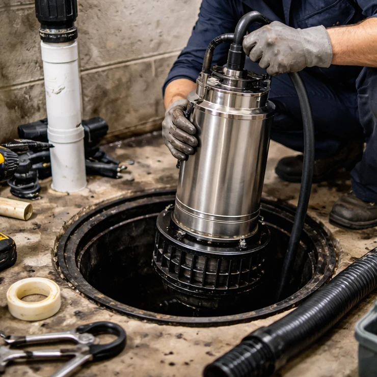 Sump pump repair and installation in Cobourg