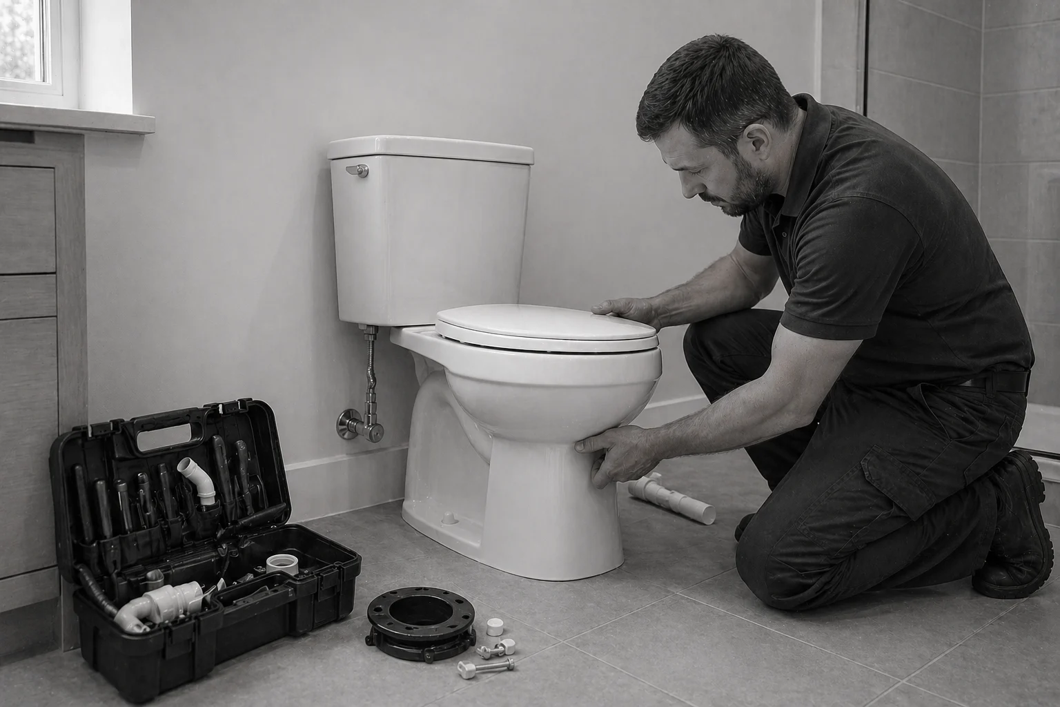 Toilet repair and installation in Cobourg
